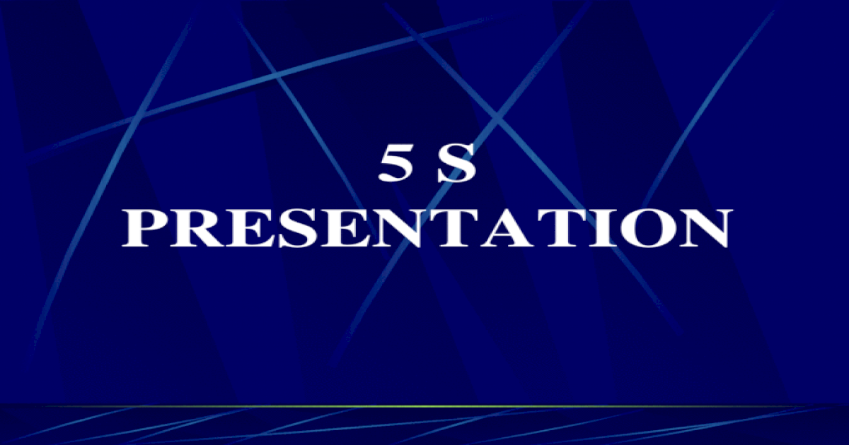 slides for 5s presentation