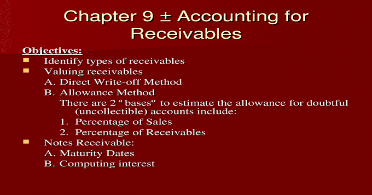 specific assignment of receivables