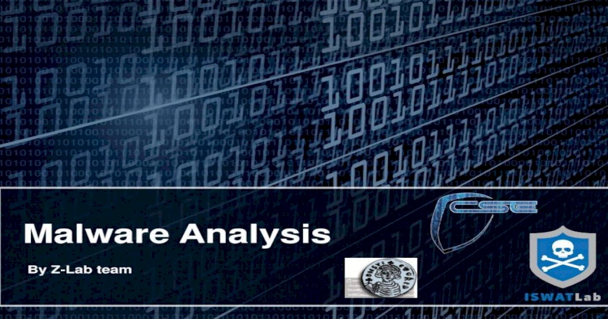 Malware Analysis The Malware Analysis Process Malware Sample Threat