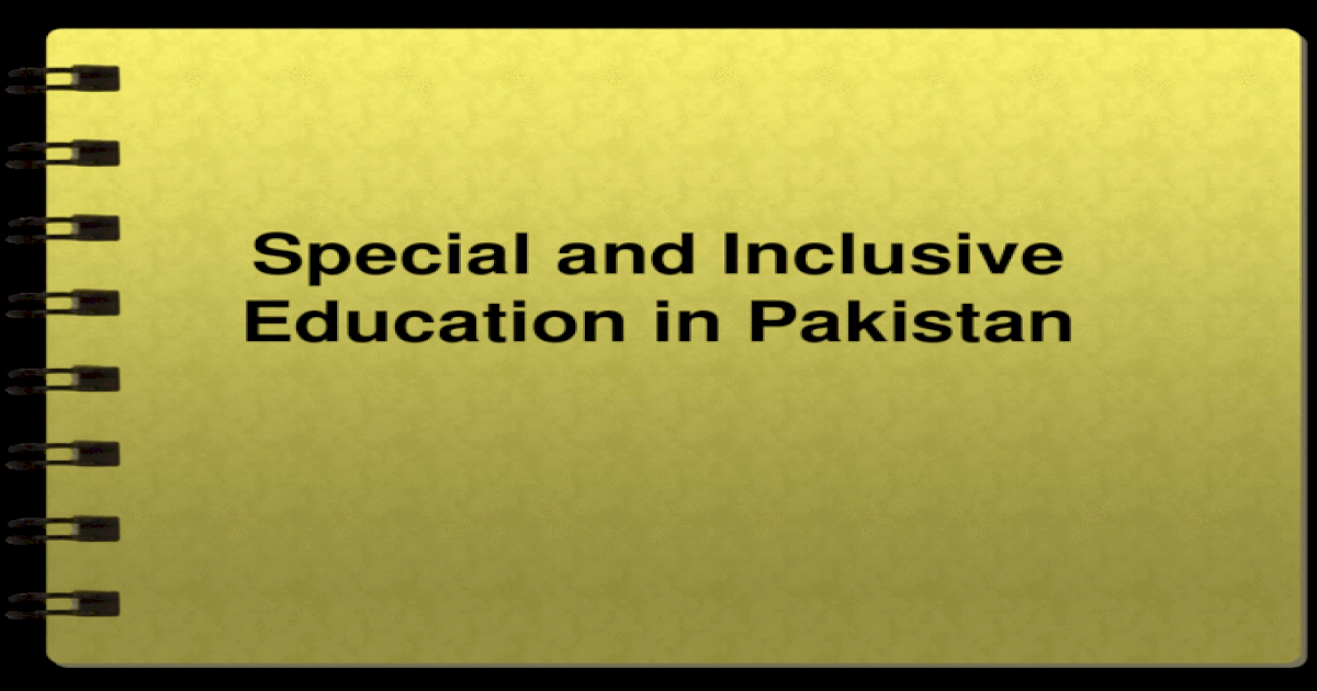 presentation on pakistan education system