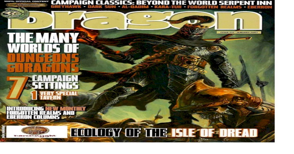 Dragon Magazine 351 - [PDF Document]