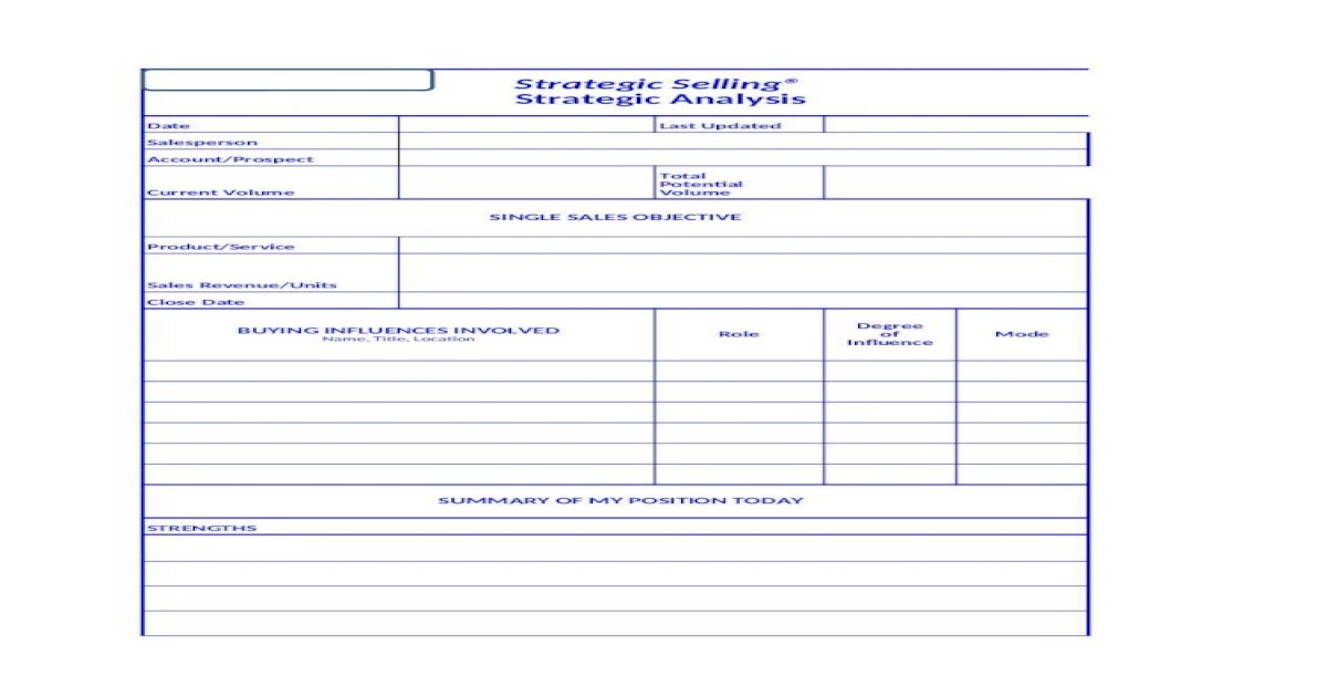 Blue Sheet Sales Template Excel
