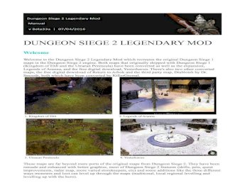 dungeon siege 2 mods skill points