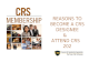 REASONS TO BECOME A CRS DESIGNEE & ATTEND CRS 202.