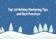 Top 10 holiday marketing tips and best practices