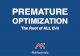 Premature Optimization 2.0 - Intercon 2016