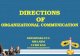 DIRECTIONS OF ORGANIZATIONAL COMMUNICATION - UPWARD AND DOWNWARD