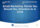 Email marketing trends you should pay attention to in 2016