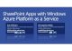 SharePoint Apps with Windows Azure Platform as a .SharePoint Apps with Windows Azure Platform as