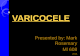 Varicocele MARK ROSEMARY