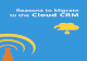 Free White Paper Reasons to Migrate to the Cloud CRM