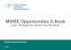 MWBE Opportunities E-Book DIVISION/DEPT COVER A Division of Empire State Development 2/1/2017 MWBE Opportunities