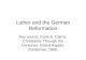 Luther and the German Reformation