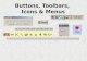 Buttons Toolbars Icons Menus