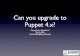 Can you upgrade to Puppet 4.x? (Beginner) Can you upgrade to Puppet 4.x? (Beginner) - Martin Alfke