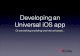 Developing an Universal iOS app