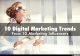 10 Digital Marketing Trends from Top Marketing Influencers