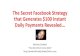 Secret Facebook Strategy that Generates $100 Instant Daily Payments Revealed!