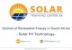 - Solar PV Technology- ... Renewable Energy in South Africa 3. Solar Resource 4. Solar PV Technologies,