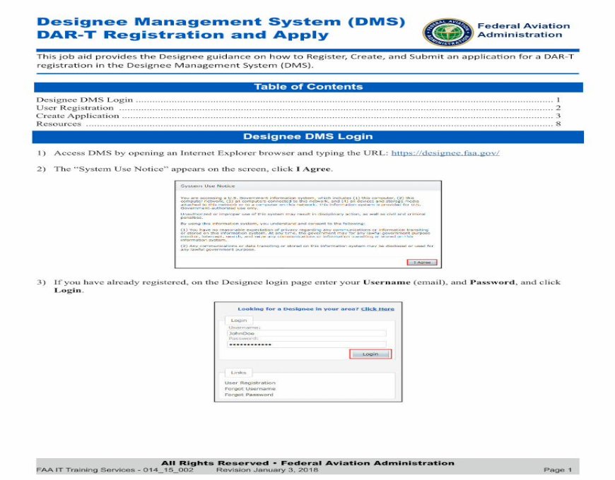 Designee Management System DMS Faa gov PDF FileDesignee 